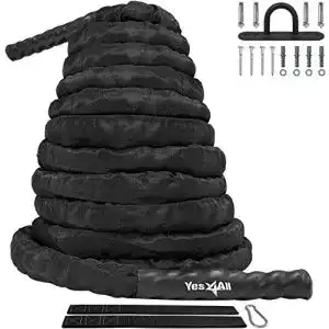 Battle rope yes4all unisex erwachsene ldka strap 30ft