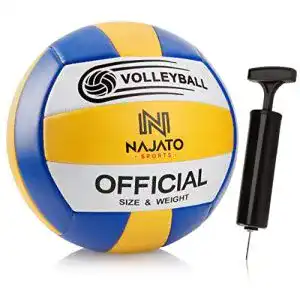 Beachvolleyball najato sports volleyball inkl ballpumpe