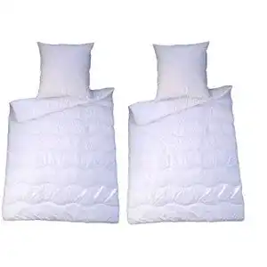 Bettdecke und kissen set mb warenhandel24 bettenset 2x