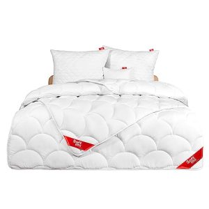 Bettdecke-und-Kissen-Set Softimi Bettdecke Weiß Bettdecke-Set