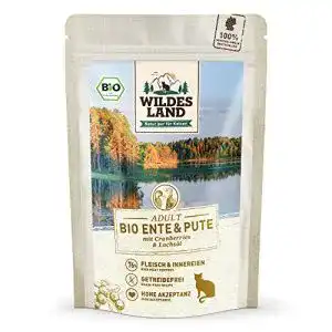 Bio katzenfutter wildes land nassfutter fuer katzen nr 5 ente