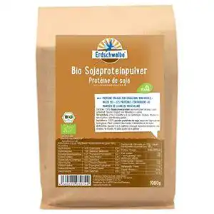 Bio proteinpulver erdschwalbe bio sojaprotein gmo frei vegan