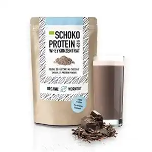 Bio proteinpulver organic workout bio schoko proteinpulver