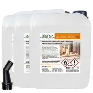 Bioethanol biofair reiner brennstoff fuer kamin ethanol