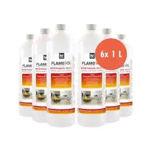 Bioethanol hoefer chemie flambiol 966 premium 6 x 1 l ethanol