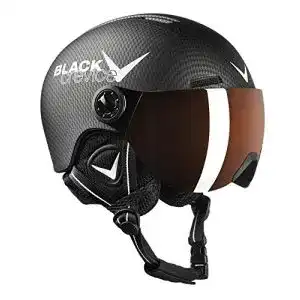 Black crevice skihelm black crevice kinder visierhelm leogang