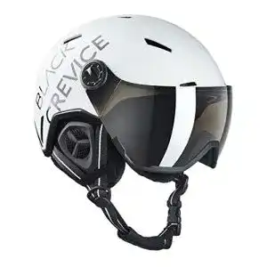 Black crevice skihelm black crevice skihelm vail mit visier matt