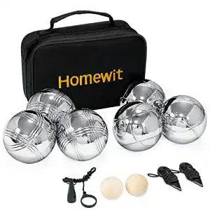 Boule homewit 6 set kugeln mit 2 holzkugeln 2 abstandsmesser