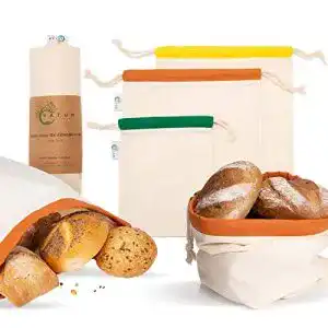 Brotbeutel kitchen helpis 3er set aus bio baumwolle gots