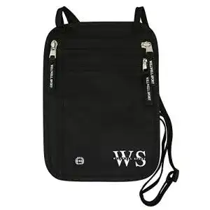 Brustbeutel willwell sport hals brieftasche rfid blocking