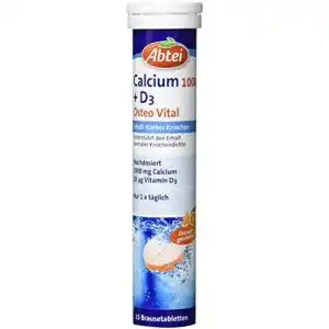 Calcium brausetablette abtei calcium 1000 d3 osteo vital