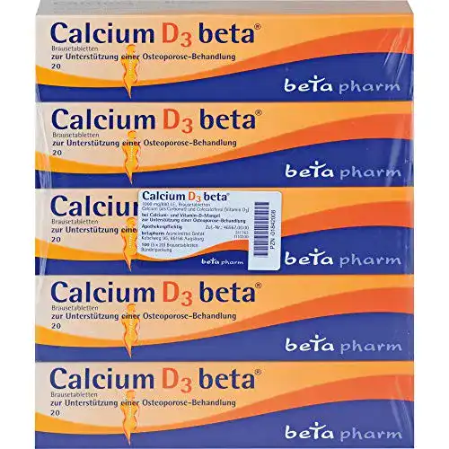 Calcium D3 Beta Brausetabletten von betapharm – 100 Stück