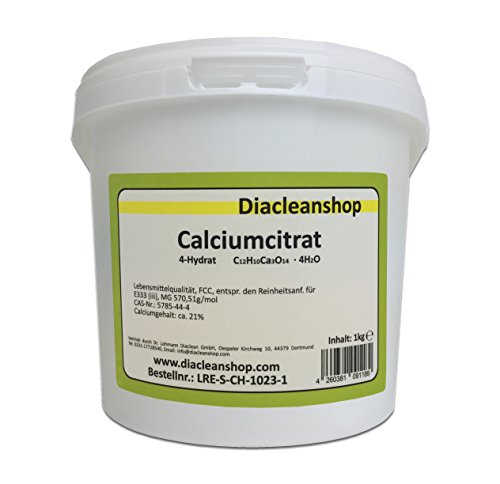Calcium-Pulver DIACLEANSHOP Calciumcitrat Pulver 1kg - calcium pulver diacleanshop calciumcitrat pulver 1kg