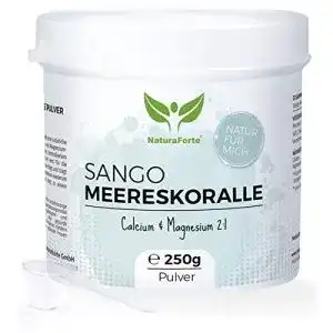 Calcium pulver naturaforte sango meereskoralle pulver 250g