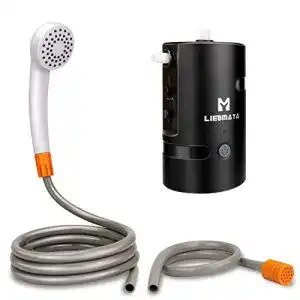 Campingdusche mit pumpe liebmaya 12v tragbare aussendusche