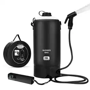 Campingdusche mit pumpe tadomoe campingdusche 20 liter