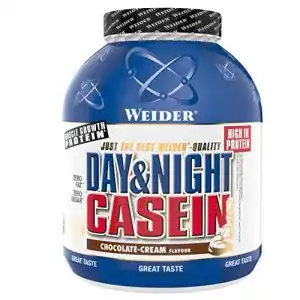 Casein weider day night proteinpulver schoko sahne eiweiss