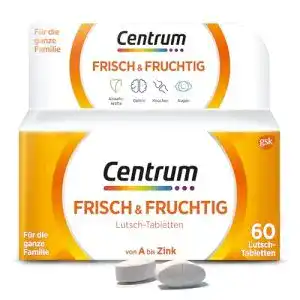 Centrum vitamine centrum frisch fruchtig 60 st die leckeren