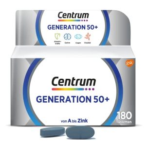 Centrum-Vitamine Centrum Generation 50+, 180 St., Hochwertige - centrum vitamine centrum generation 50 180 st hochwertige