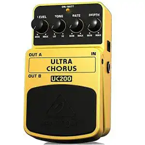 Chorus pedal behringer uc200 stereo chorus effektpedal