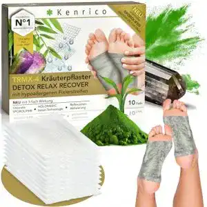 Detox fusspflaster kenrico trmx 4 kraeuterpflaster