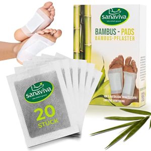 Detox-Fußpflaster sanaviva ® Bambuspflaster 20 Stück Fußpflaster