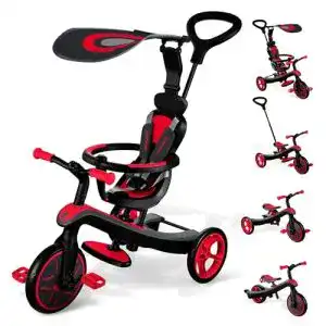 Dreirad mit schubstange globber explorer trike 4in1