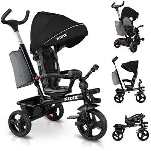 Dreirad mit schubstange kidiz dreirad 5in1 kinder lenksystem