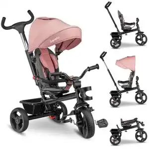 Dreirad mit schubstange lionelo haari 2in1 ab 18 monate
