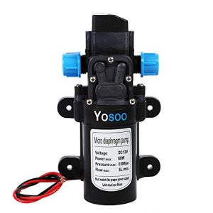 Druckwasserpumpe 12 V Yosoo Membranpumpe Hochdruck