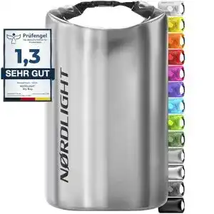 Dry bag nordlight dry bag 20l wasserdichter beutel metallic