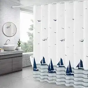 Duschrollo xinyanmy baden wasserdichter duschvorhang