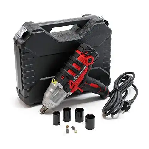 Wiltec Elektro-Schlagschrauber 450W mit 12,7mm Antrieb und Zubehör