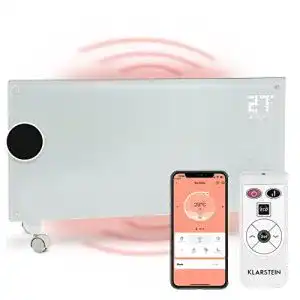 Elektroheizung klarstein konvektor heizung mit bodenrollen