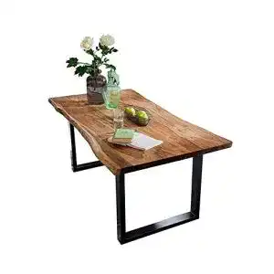 Esstisch baumkante sam baumkantentisch quarto 200x100 cm