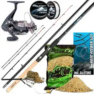 Feederrute angel berger angel berger feeder angelset rolle