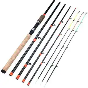 Feederrute sougayilang feeder rod mit 3 spitzen tragbare