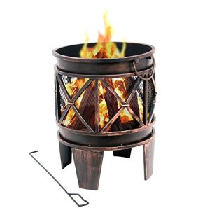 Feuerschalen BBQ-Toro Feuerkorb Plum Ø 42 cm inkl. Schürhaken