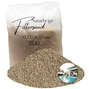 Filtersand Aquagran 25 kg 0,71-1,25 mm Quarzsand