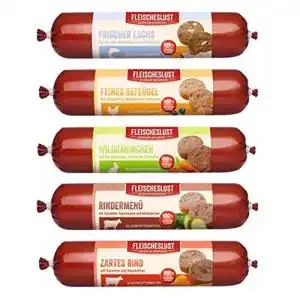 Fleischeslust hundefutter fleischeslust gemischtes sortiment 16x