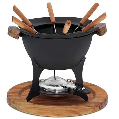 Fondue-Set Gusseisen kela Fondue-Set Country Gusseisen schwarz