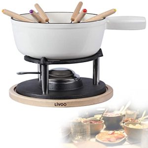 Fondue-Set Gusseisen Livoo feel good moments Fondue Gusseisen