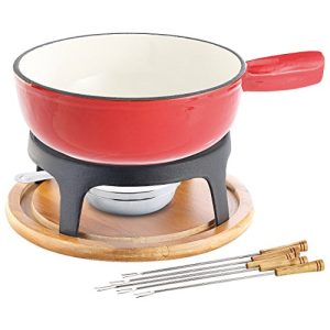 Fondue-Set Gusseisen Rosenstein & Söhne Fondue Topf