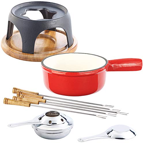 Fondue-Set Gusseisen Rosenstein & Söhne Fondueset