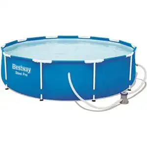 Gartenpool bestway steel pro frame pool rund 305x76 cm