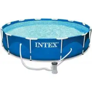 Gartenpool intex 28202gn metal frame pool aufstellpool