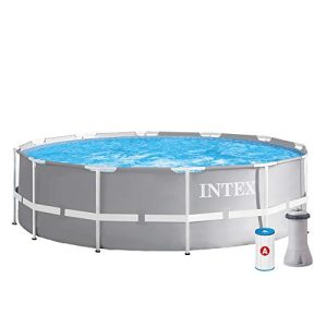 Gartenpool Intex Schwimmbecken Pool, Grau, 366 x 99 cm