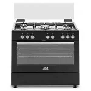 Gasherd mit gasbackofen simfer fs 9031 1 schwarz 90 cm