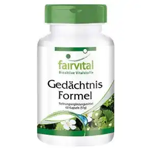 Gedaechtnis tabletten fairvital gedaechtnis formel 60 kapseln