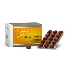 Gedächtnis-Tabletten Prosan Ginkgo+Omega-3 Kapseln